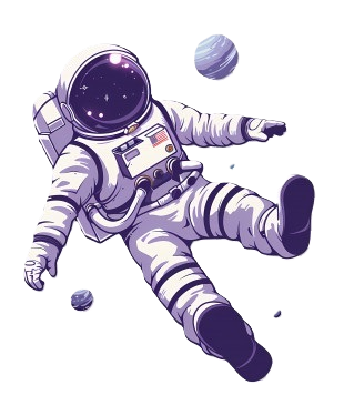 astronaut floating